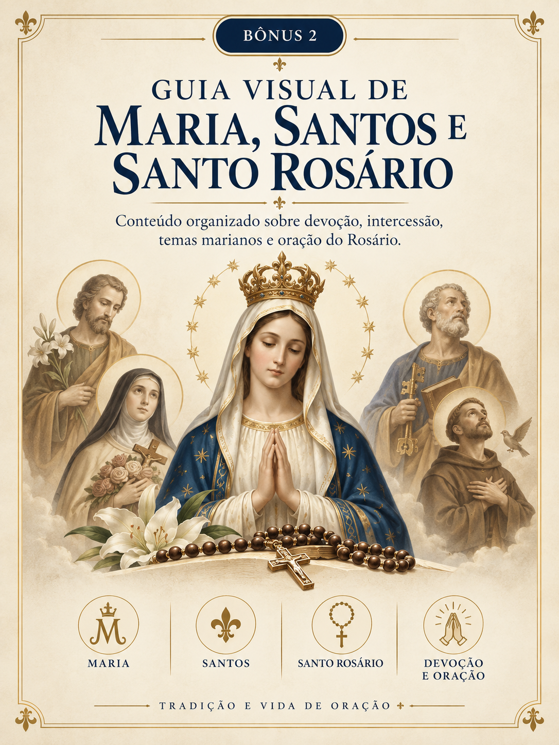 Guia Visual de Maria, Santos e Santo Rosário